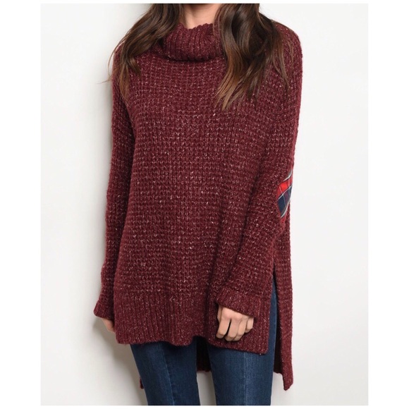 ❄️LAST2️⃣//BURGUNDY TURTLENECK SWEATER - Picture 3 of 10